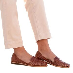 Nisolo Women’s Huarache Sandal in Brandy Size 9.5